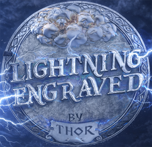 Lightning Engraved by Thor